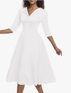 Rochie Alina alb - Img 2