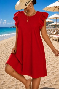 Rochie Carolyna rosu