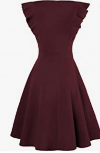 Rochie Olivia bordo - Img 2