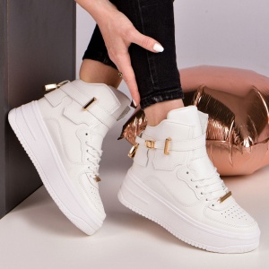 Pantofi sport Dacota albi - Img 2