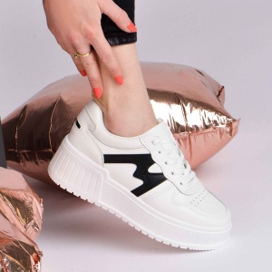 Pantofi sport Winda albi - Img 4