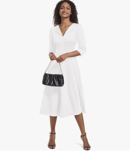 Rochie Alina alb - Img 3