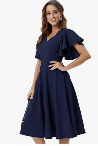 Rochie Ariana bleumarin - Img 2