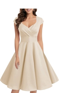 Rochie Sofia bej