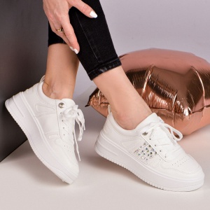 Pantofi sport Ranya albi