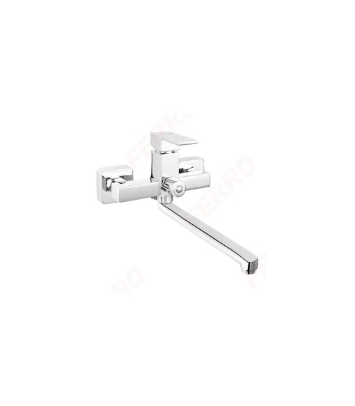 FERRO BATERIE PERETE CADA/DUS ZICCO,CROM CU PIPA MOBILA SI ACCESORII ZGC02