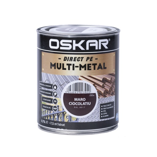 OSKAR MULTIMETAL EMAIL MARO CIOCOLATIU RAL 8017-0.75L