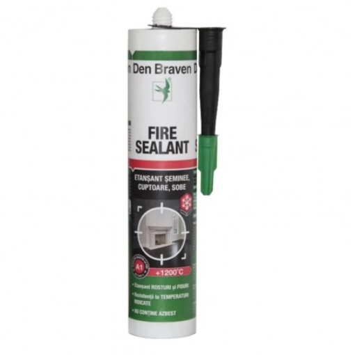 FIRE SEALANT 1200 GRADE NEGRU 280ML DB DIY