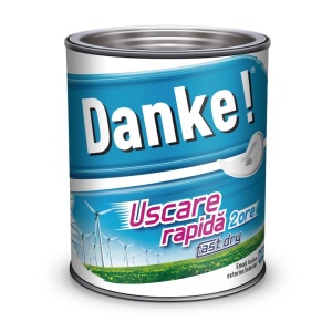 Email DANKE Uscare Rapida lemn/metal interior/exterior - Alb mat 2.5L