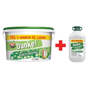 Vopsea Lavabila interior DANKE - peretii respira - 15L