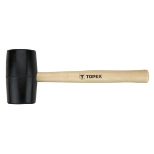 CIOCAN CAUCIUC 58MM,450G,MANER LEMN