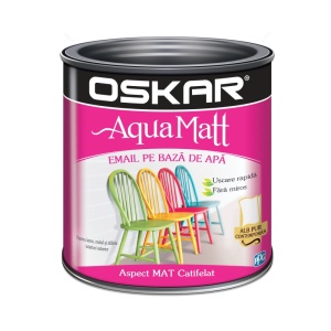 Email OSKAR AQUA MATT - NEGRU minimalist 2.5L
