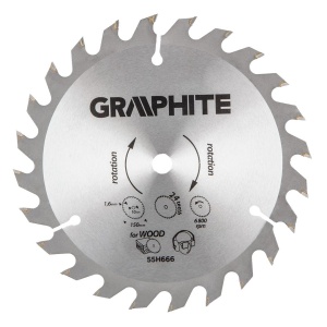 Disc circular de ferăstrău cu vârfuri HM 150x10mm, 1,6 mm , 24 dinți, Energy+
