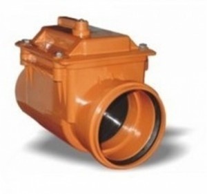 CLAPETA ANTIRETUR PVC CAN.EXT.DN125