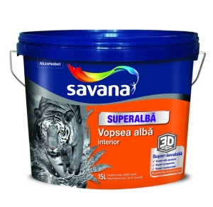 SAVANA SUPERLAVABILA SUPERALBA INTERIOR 15L