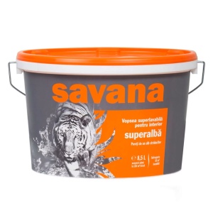 SAVANA SUPERLAVABILA SUPERALBA INTERIOR 8.5L