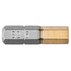 VARF-BIT PENTRU SURUBELNITA ELECTRICA HEX 6X, 25MM, 1/4, 2 BUC ,