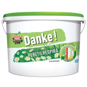 Vopsea Lavabila interior DANKE - peretii respira - 8.5L