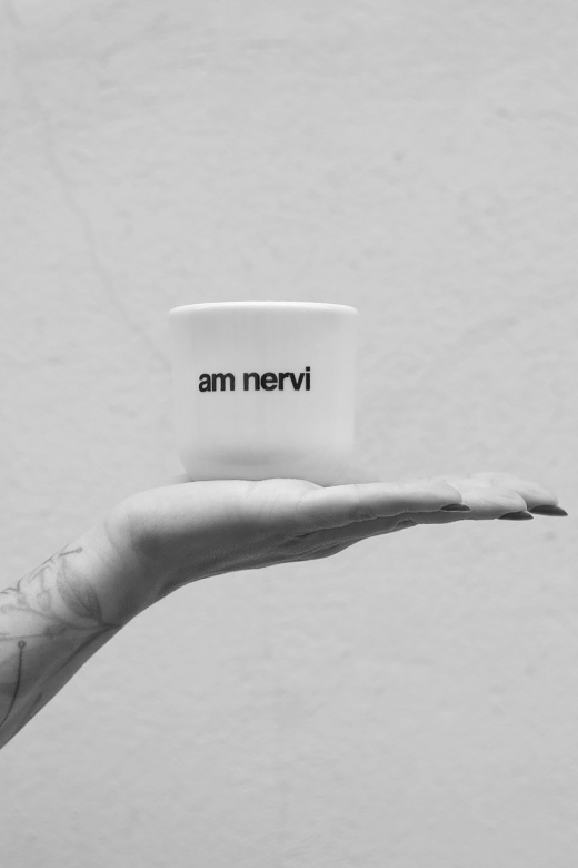 cana ceramica "am nervi" Tombabe x Gruni collab.