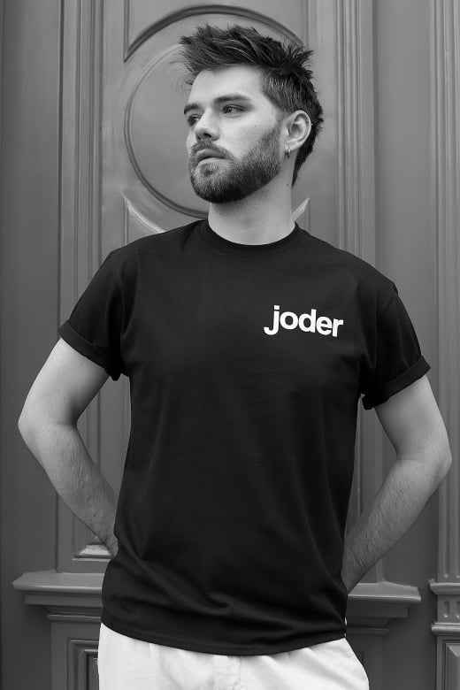 tricou unisex negru "joder"