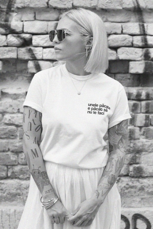 tricou unisex alb "unele pacate e pacat sa nu le faci"