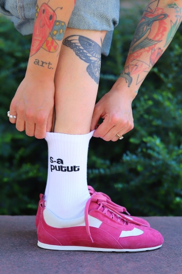 sosete unisex "atat s-a putut" - Img 2
