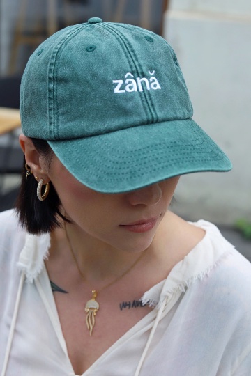 sapca unisex verde "zana"