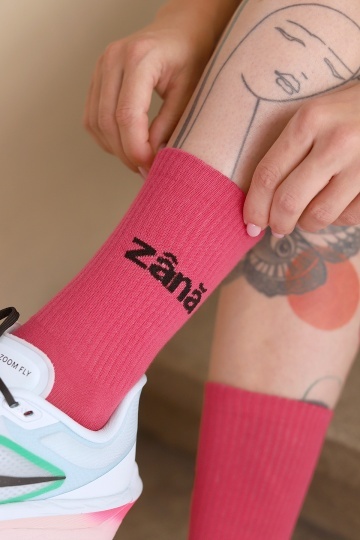 sosete unisex roz "zana" - Img 2