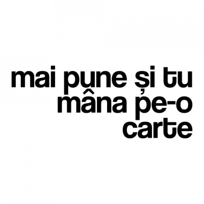 tricou unisex alb "mai pune si tu mana pe-o carte" - Img 2