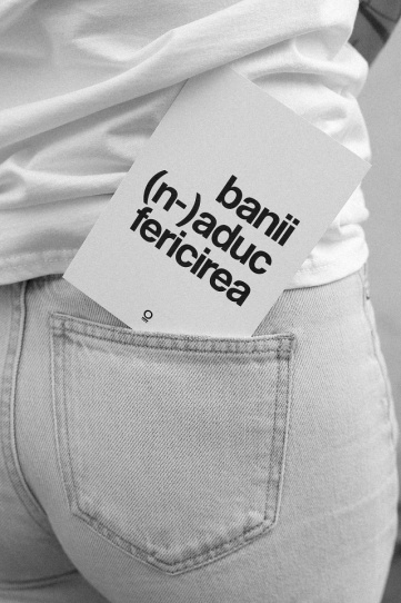 carte postala "banii n-aduc fericirea"