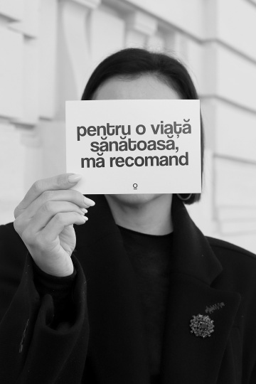 carte postala "pentru o viata sanatoasa"