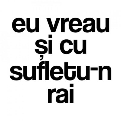 tricou unisex alb "eu vreau si cu sufletu-n rai" - Img 2