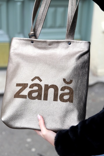 geanta din piele bronz "zana" - Img 2