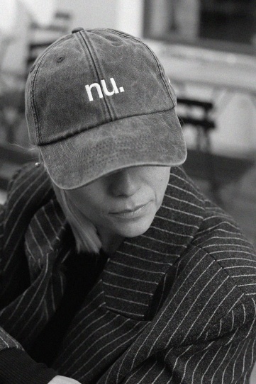 sapca unisex negru "nu."