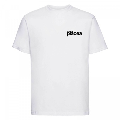 tricou unisex alb "mi-ar placea" - Img 2