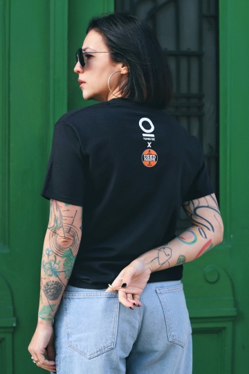 tricou unisex negru "o oferta mai buna nu poti sa faci?" - Tombabe x Used Products Collab. - Img 2