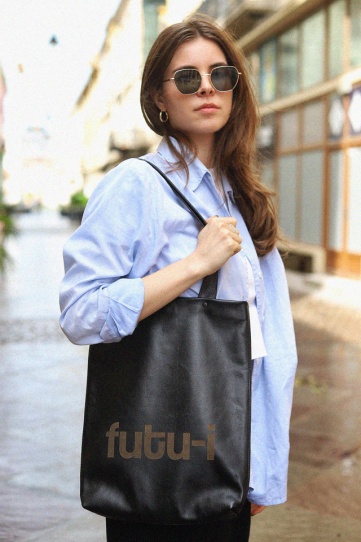 geanta din piele "futu-i" - Tombabe x Alexandra Irinciuc Collab. - Img 1