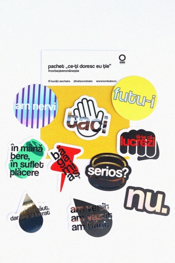 pachet stickere "ce-ti doresc eu tie" - Img 2
