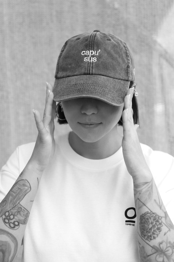 sapca unisex negru "capu' sus"