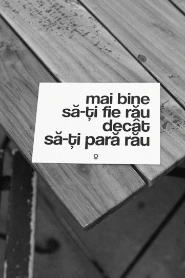 carte postala "mai bine sa-ti fie rau"