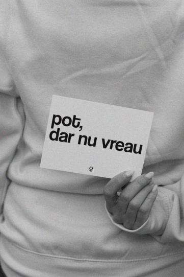 carte postala "pot, dar nu vreau"