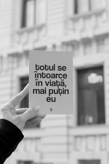 carte postala "totul se intoarce"