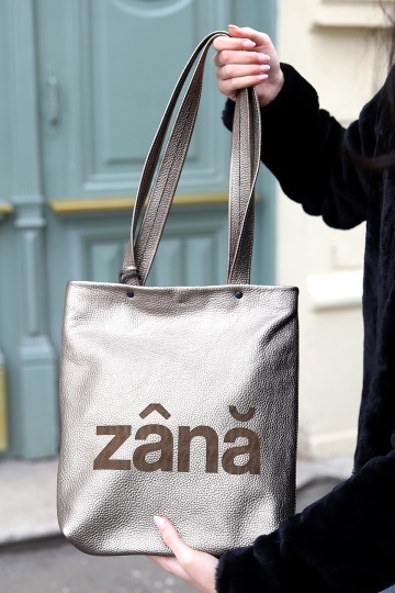 geanta din piele bronz "zana" - Img 6