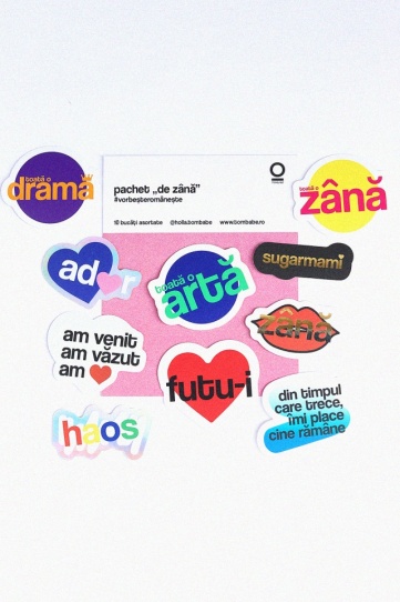pachet stickere "zana" - Img 2