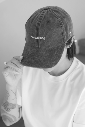 sapca unisex negru "bassza meg"