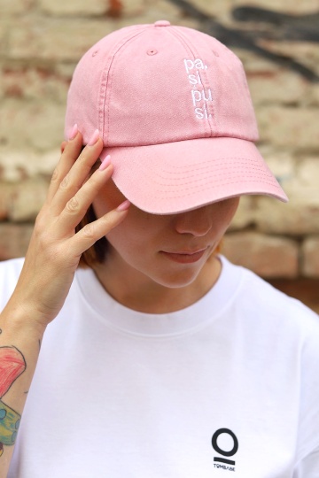 sapca unisex roz "pa si pusi"