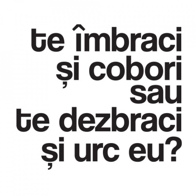 tricou unisex alb "te imbraci si cobori" - Img 2