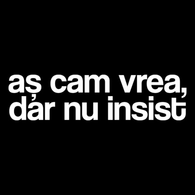 tricou unisex negru "as cam vrea" - Img 2