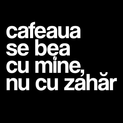 tricou unisex negru "cafeaua se bea cu mine" - Img 2