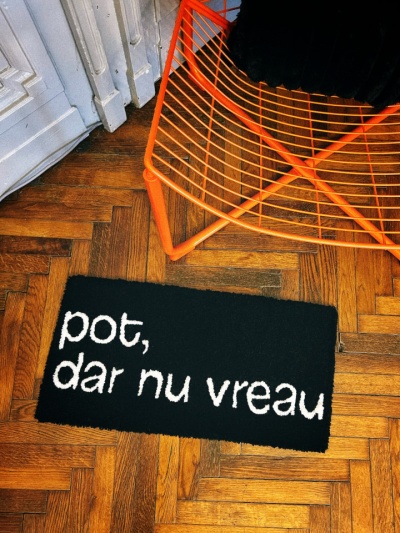 covoras dreptunghiular "pot, dar nu vreau" - Img 1